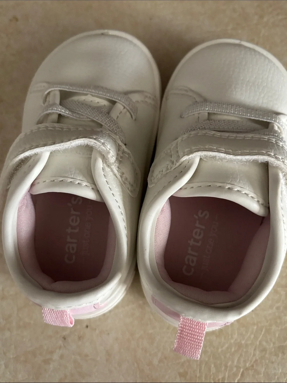 NWOT Carter’s baby girl sneakers